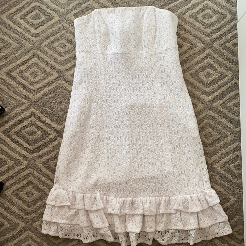 Lilly Pulitzer White Lace Dress